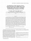 Research paper thumbnail of Localization of the neurons active during paradoxical (REM) sleep and projecting to the locus coeruleus noradrenergic neurons in the rat