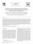 Research paper thumbnail of Comparison of liquid–liquid displacement porosimetry and scanning electron microscopy image analysis to characterise ultrafiltration track-etched membranes