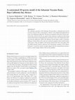 Research paper thumbnail of A constrained 2D gravity model of the Sebastián Vizcaíno Basin, Baja California Sur, Mexico