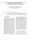 Research paper thumbnail of Using simple numerical schemes to compute visual features whenever unavailable - application to a vision-based task in a cluttered environment