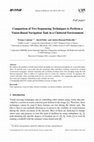 Research paper thumbnail of Comparison of Two Sequencing Techniques to Perform a Vision-Based Navigation Task in a Cluttered Environment