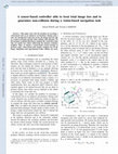 Research paper thumbnail of A sensor-based controller able to treat total image loss and to guarantee non-collision during a vision-based navigation task