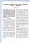 Research paper thumbnail of Evaluation of telerobotic shared control for efficient manipulation of single-cells in microinjection