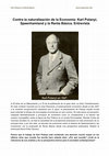 Research paper thumbnail of Contra la naturalización de la Economía: Karl Polanyi, Speenhamland y la Renta Básica. Entrevista