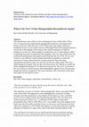 Research paper thumbnail of Whose city now? Urban managerialism reconsidered (again)