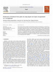 Research paper thumbnail of Production of biodiesel from palm oil using liquid core lipase encapsulated in κ-carrageenan