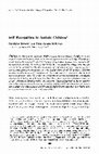 Research paper thumbnail of Self-recognition in autistic children