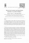 Research paper thumbnail of Sectoral job creation and destruction responses to oil price changes