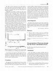 Research paper thumbnail of Preconcentration of Wastewater through the Niro Freeze Concentration Process