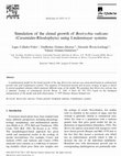 Research paper thumbnail of Simulation of the clonal growth of Bostrychia radicans (Ceramiales-Rhodophyta) using Lindenmayer systems