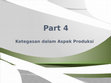 Research paper thumbnail of Pertemuan 4 Ketegasan Dalam Aspek Produksi