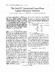 Research paper thumbnail of The GenLOT: generalized linear-phase lapped orthogonal transform