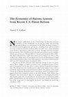 Research paper thumbnail of The Economics of Patents: Lessons from Recent U.S. Patent Reform