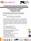 Research paper thumbnail of El Colef International Final Seminars, Tijuana y Ciudad de México, Sept.2016