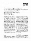 Research paper thumbnail of Chromosomal location of gliadin coding genes in T. aestivum ssp. spelta and evidence on the lack of components controlled by Gli-2 loci in wheat aneuploids