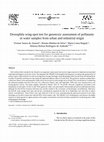 Research paper thumbnail of Drosophila wing-spot test for genotoxic assessment of pollutants in water samples from urban and industrial origin