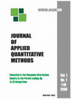 Research paper thumbnail of Analyses and Quantitative Methods for Information Management in Medium Size Companies