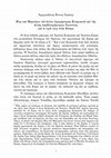 Research paper thumbnail of ΒΙΟΣ ΚΑΙ ΜΑΡΤΥΡΙΟΝ ΑΓΙΩΝ ΚΥΠΡΙΑΝΟΥ ΚΑΙ ΙΟΥΣΤΙΝΗΣ ΚΑΙ Η ΤΙΜΗ ΤΟΥΣ ΣΤΗΝ ΚΥΠΡΟ