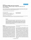 Research paper thumbnail of Searching for SNPs with cloud computing