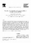 Research paper thumbnail of The effect of cyclodextrins on the aqueous stability of cyclopentolate hydrochloride