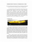 Research paper thumbnail of HYDRODYNAMIC STUDIES ON A TRIMARAN HULL FORM