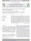 Research paper thumbnail of Influence of saline drip-irrigation on fine root and sap-flow densities of two mature olive varieties