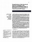 Research paper thumbnail of Quantification of the Volume of Articular Cartilage in the Metacarpophalangeal Joints of the Hand: Accuracy and Precision of Three-Dimensional MR Imaging