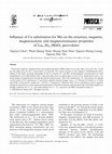 Research paper thumbnail of Influence of Cu substitution for Mn on the structure, magnetic, magnetocaloric and magnetoresistance properties of La0.7Sr0.3MnO3 perovskites