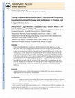 Research paper thumbnail of Tuning Hydrated Nanoceria Surfaces: Experimental/Theoretical Investigations of Ion Exchange and Implications in Organic and Inorganic Interactions