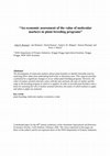 Research paper thumbnail of An economic assessment of the value of molecular markers in plant breeding programs