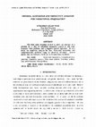 Research paper thumbnail of General algorithm and sensitivity analysis for variational inequalities