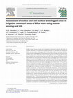 Research paper thumbnail of Assessment of surface and sub-surface waterlogged areas in irrigation command areas of Bihar state using remote sensing and GIS