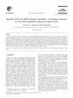 Research paper thumbnail of Spanish LLW and MLW disposal: durability of cemented materials in (Na, K)Cl simulated radioactive liquid waste