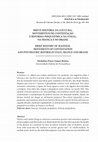 Research paper thumbnail of Breve história da loucura, movimentos de contestação e reforma psiquiátrica na Itália, na França e no Brasil