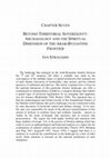 Research paper thumbnail of BEYOND TERRITORIAL SOVEREIGNTY: ARCHAEOLOGY AND THE SPIRITUAL DIMENSION OF THE ARAB-BYZANTINE FRONTIER