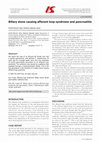 Research paper thumbnail of Biliary stone causing afferent loop syndrome and pancreatitis