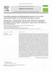 Research paper thumbnail of Controlling geological and hydrogeological processes in an arsenic contaminated aquifer on the Red River flood plain, Vietnam