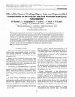 Research paper thumbnail of Effect of the chemical grafting of epoxy resin onto organomodified montmorillonite on the structure and heat resistance of an epoxy nanocomposite