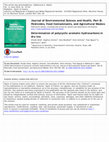 Research paper thumbnail of Determination of polycyclic aromatic hydrocarbons in some Canadian commercial fish, shellfish, and meat products by liquid chromatography with confirmation by capillary gas chromatography-mass spectrometry