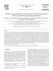 Research paper thumbnail of Density and population size estimates for North Cascade grizzly bears using DNA hair-sampling techniques