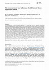 Research paper thumbnail of The measurement and influence of child sexual abuse supportive beliefs