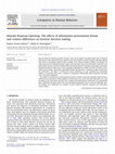 Research paper thumbnail of Internet financial reporting: The effects of information presentation format and content differences on investor decision making