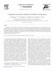 Research paper thumbnail of Composition and atomic ordering of Ge/Si(001) wetting layers