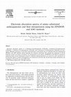 Research paper thumbnail of Electronic absorption spectra of amino substituted anthraquinones and their interpretation using the ZINDO/S and AM1 methods