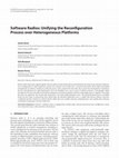 Research paper thumbnail of Software Radios: Unifying the Reconfiguration Process over Heterogeneous Platforms