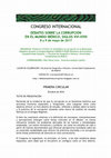 Research paper thumbnail of CFP: CONGRESO INTERNACIONAL DEBATES SOBRE LA CORRUPCIÓN EN EL MUNDO IBÉRICO, SIGLOS XVI-XVIII