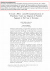 Research paper thumbnail of Toward a More Useful Conceptualization of Populism: Types and Degrees of Populist Appeals in the Case of Slovakia