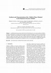 Research paper thumbnail of Synthesis and Characterization of the  -BaB 2 O 4 Phase Obtained by the Polymeric Precursor Method