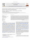 Research paper thumbnail of Characterization of antibody responses to the Sj23 antigen of Schistosoma japonicum after infection and immunization