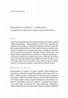 Research paper thumbnail of Responsibility to protect - ograniczenie suwerenności państwa w prawie międzynarodowym [w:] P. Eckhardt, M.Guzy, M. Kaliński, J. Malczewski (red.) Suwerenność w filozofii polityki i prawa, Kraków 2016.